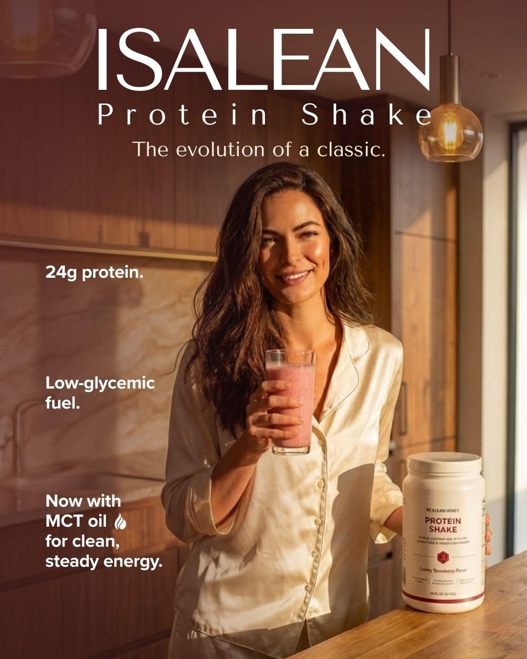 Isagenix IsaLean, 24g Protein Shake, Creamy Chocolate, 28.1 oz