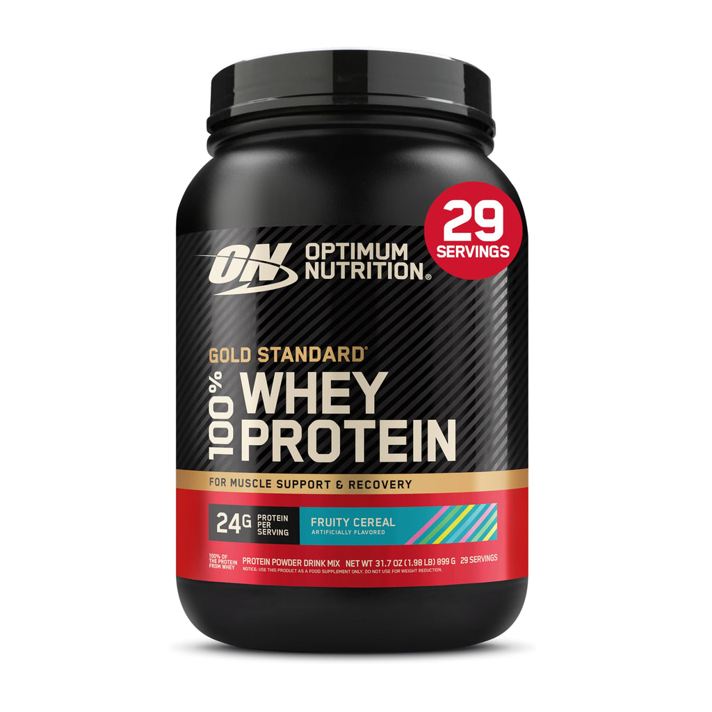 Optimum Nutrition Gold Standard Whey Protein, Double Rich Chocolate, 2 LB