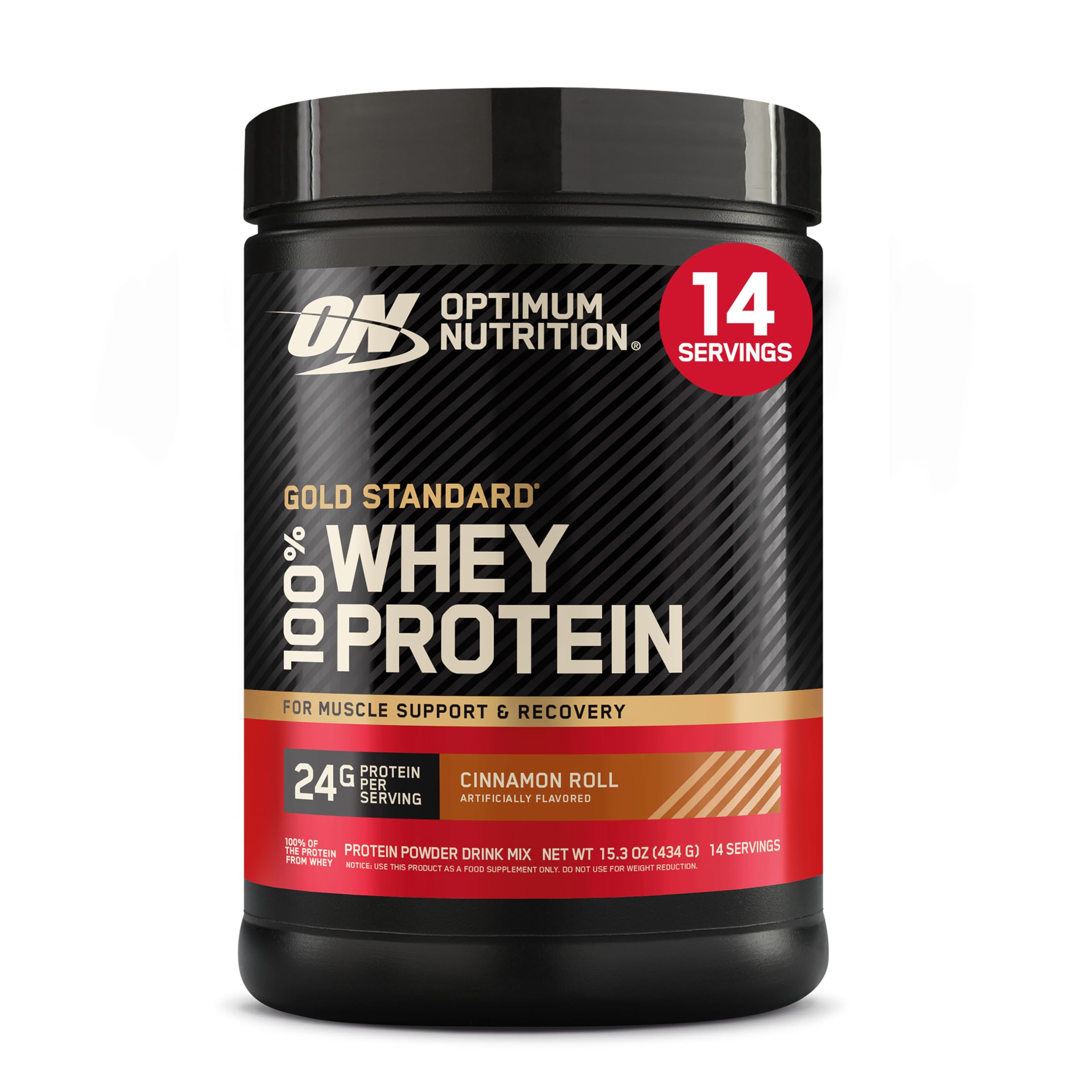 Optimum Nutrition Gold Standard Whey Protein, Double Rich Chocolate, 2 LB