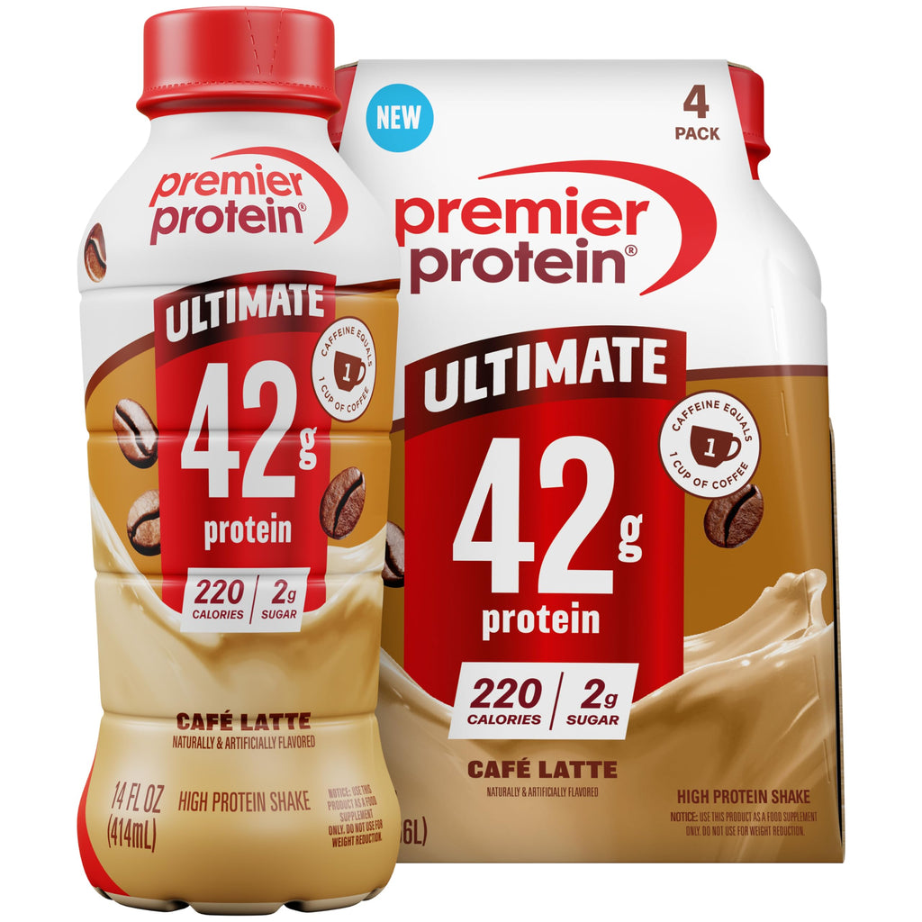 Premier Protein ULTIMATE 42g High Protein Shake, Chocolate, 12 Pack