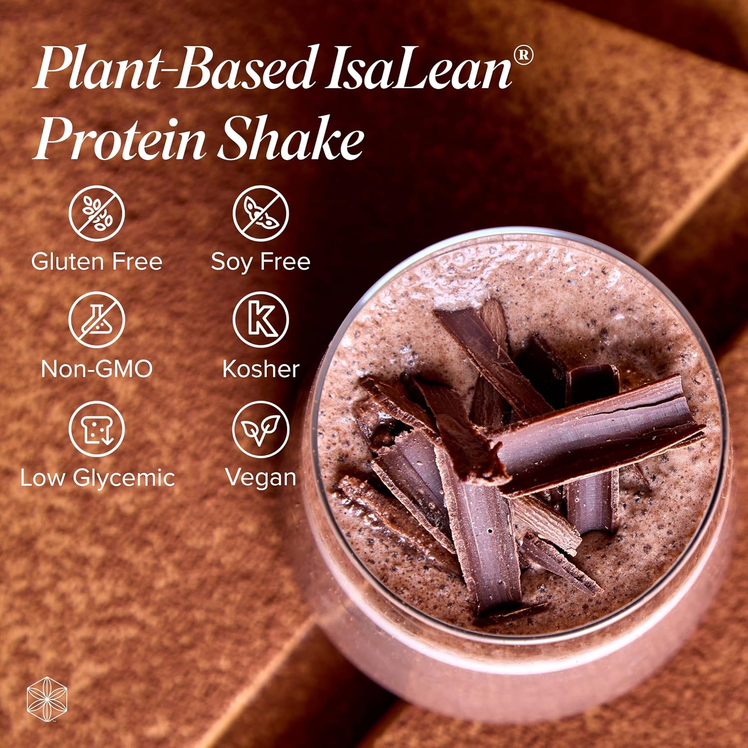 Isagenix IsaLean, 24g Plant-Based Protein, Rich Chocolate, 27.2 oz