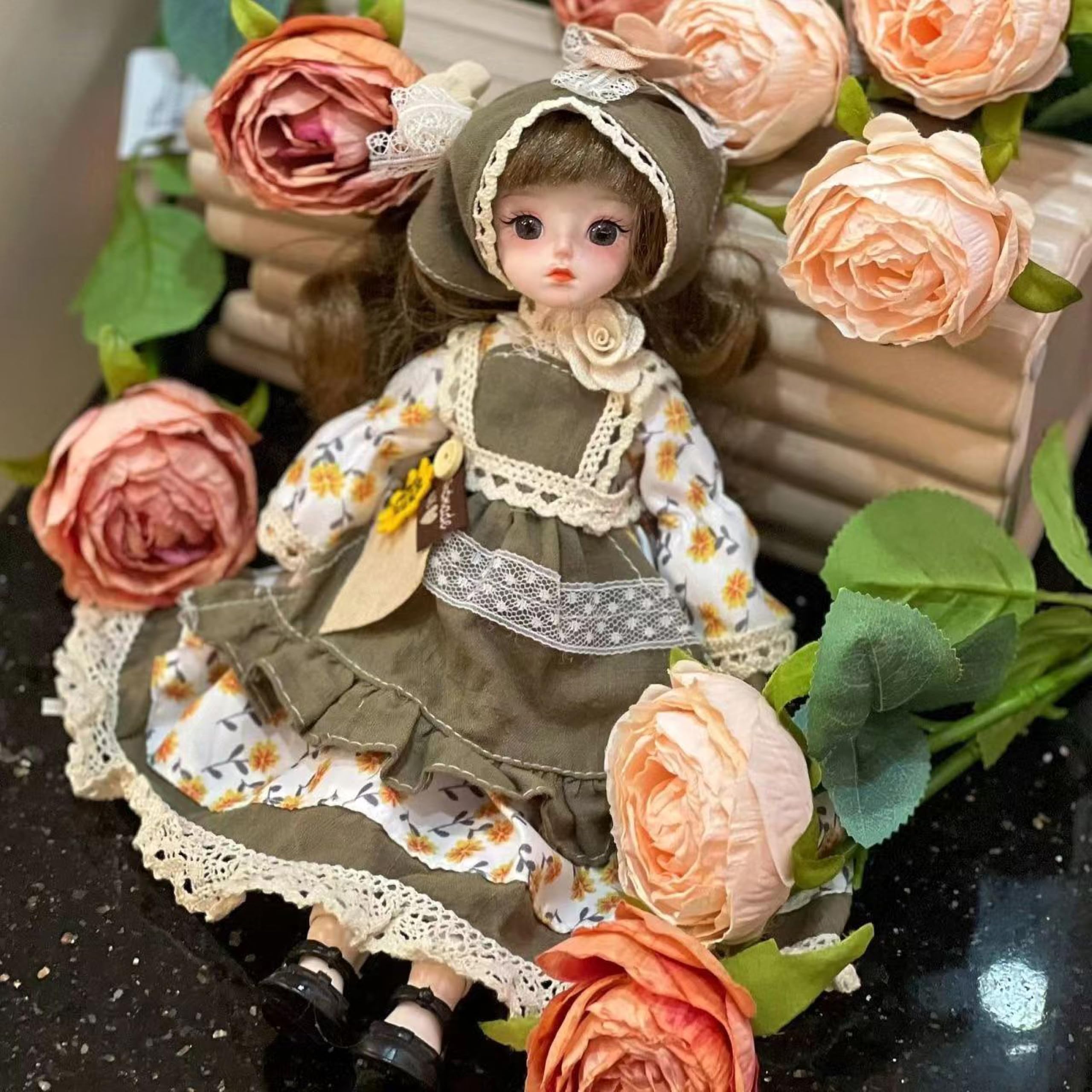 1/6 BJD Ball Jointed Blythe Smart Doll With Clothes - Anime Kawaii Myou Doll (Zongcha)